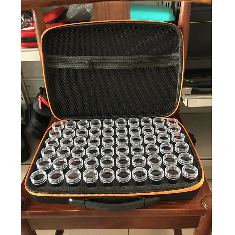 15ml 60 Bottles Essential Oils Carrying Bag Storage EVA Hard Case EVA Bag