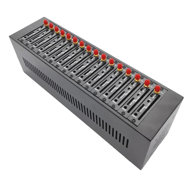 2G/3G/4G Hot VOIP Bulk Sms Machine USB Interface With 16 Sim Cards Gsm Modem Pool