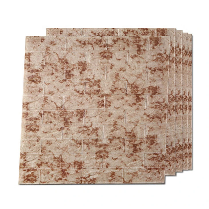 -New design brick pattern three-dimensional wall sticker soft bag with anti-collision, waterproof, and dirt resistance