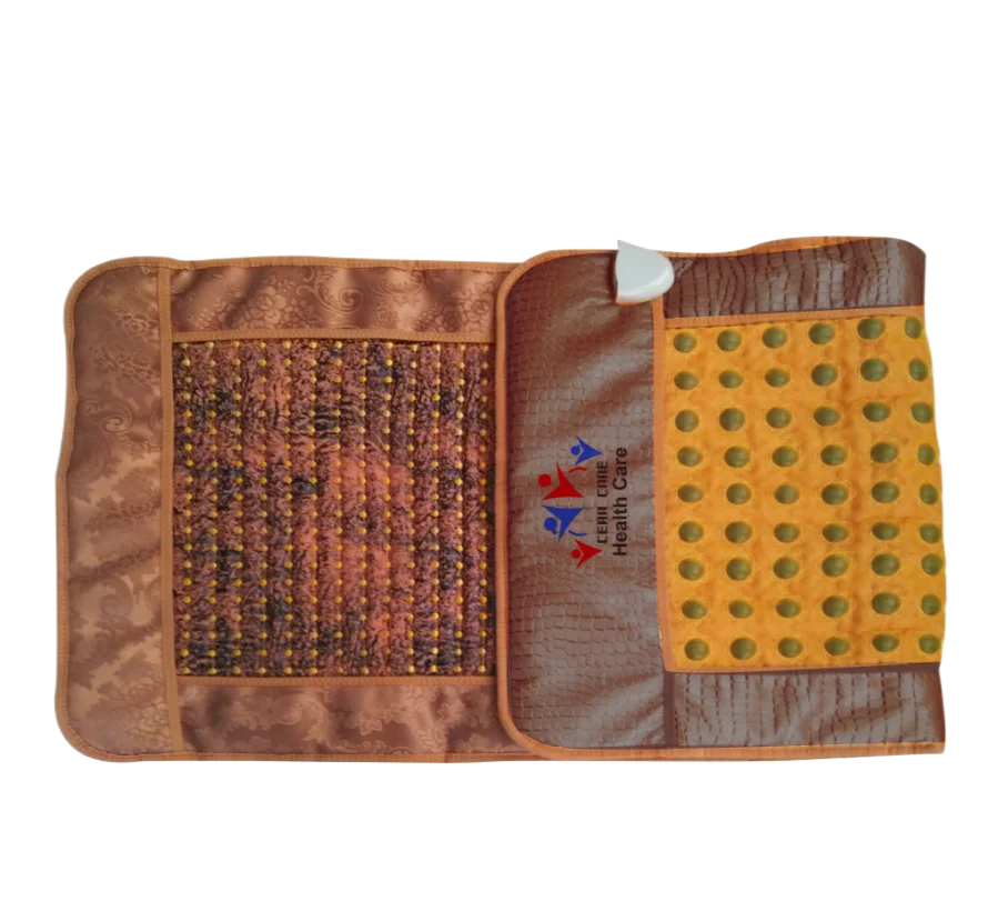 customization tourmaline jade amethyst stones heating therapy mattress