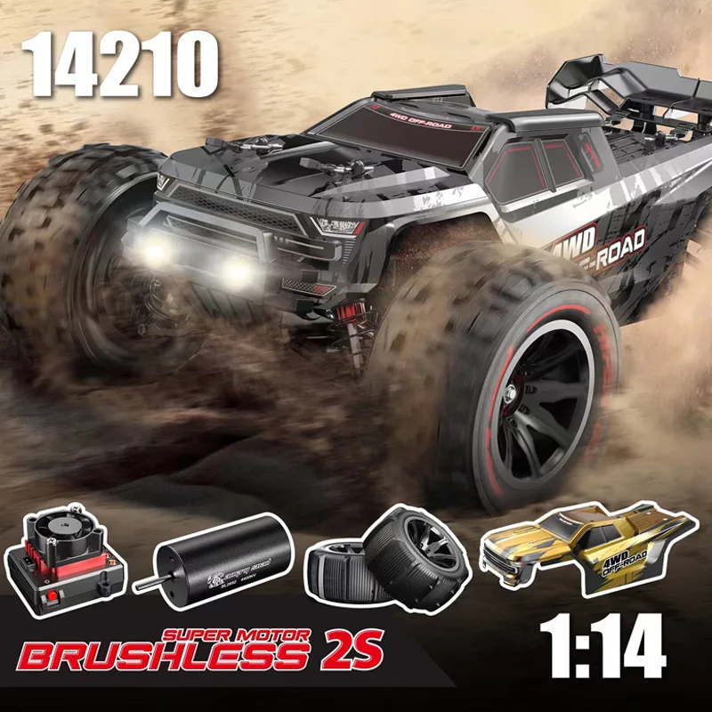 Proportional Throttle Mjx Hyper Go14210 Racing High-Speed Car Modular Design 360 Spins 1:14 Rc Car Brushless Rc Car
