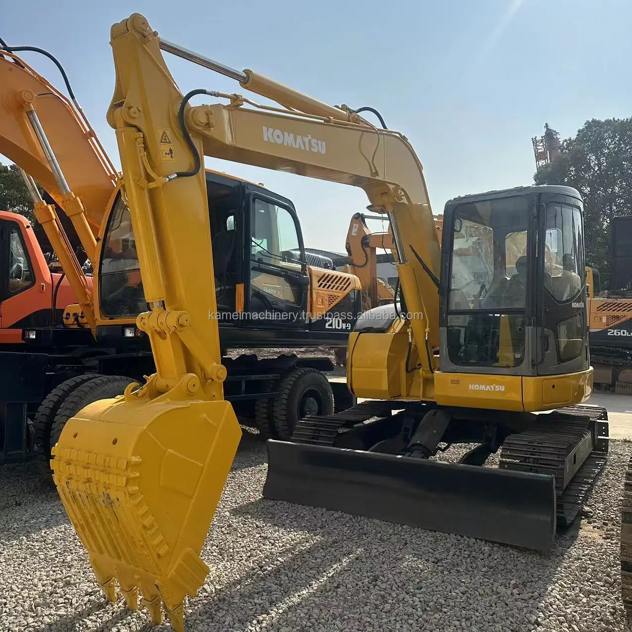 Second Hand komatsu pc78us pc78 excavators Komatsu PC78US mini excavator 7 ton excavator for sale
