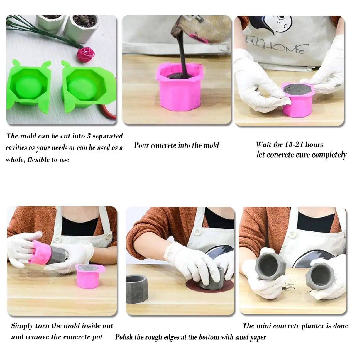 Силиконовая форма для бетона