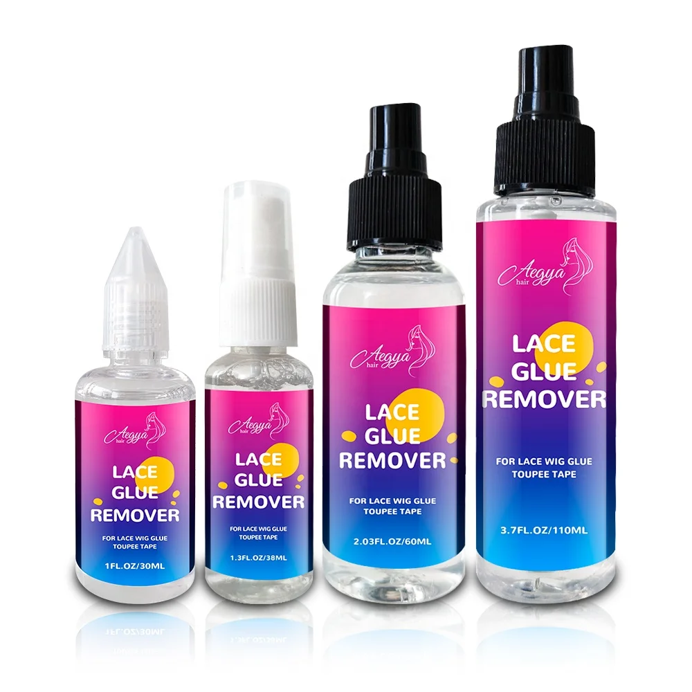 Wholesale Custom Logo Lace Front Wig Adhesive Hair Glue Spray Remover and Glue for Lace Wig Private label Clear Frontal Vendor