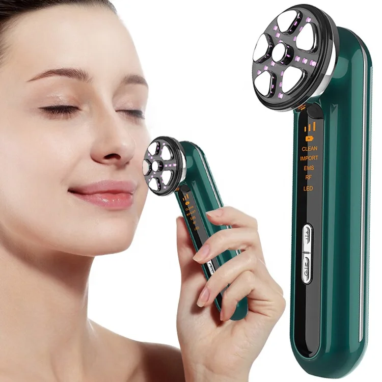 Ультразвуковой вибратор для лица домашнего использования антивозрастное устройство омоложения кожи Радиочастотное косметическое массажер