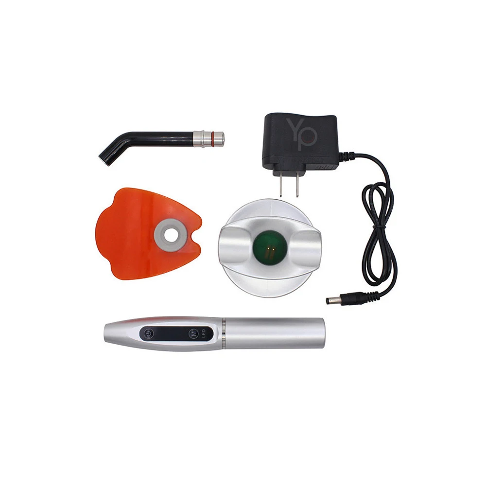 Dental Rainbow Metal Body Wireless  LED Dental Curing Light Wireless Color Dental Cordless