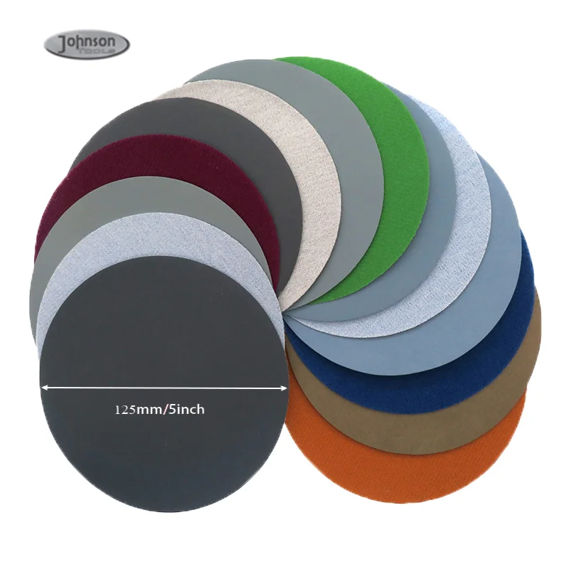5inch 125mm grit 100 mesh abrasive discs wet use water proof Sanding Disc Floor Sand Paper Sheet