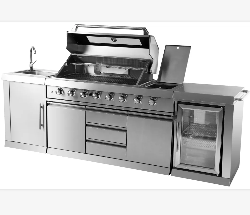 Outdoor kitchen island  G611A-OK outdoor kitchen bbq island stainless steel outdoor kitchen