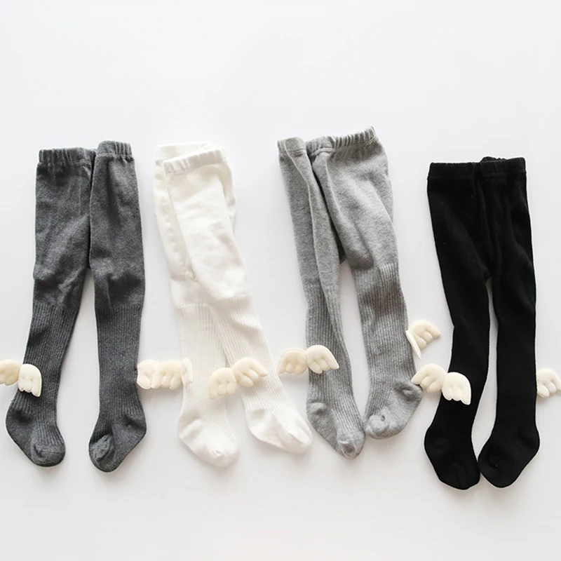 Spring and autumn new Children Socks Pantyhose angel wings girl pantyhose Baby Socks Pants