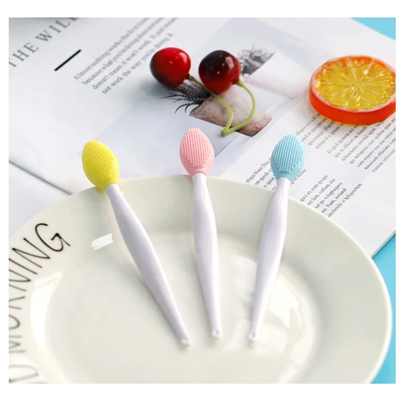  HCS Silicone Face Wash Brush Exfoliating Nose Clean Blackhead Removal Cleaning Massage Skin Care Beauty