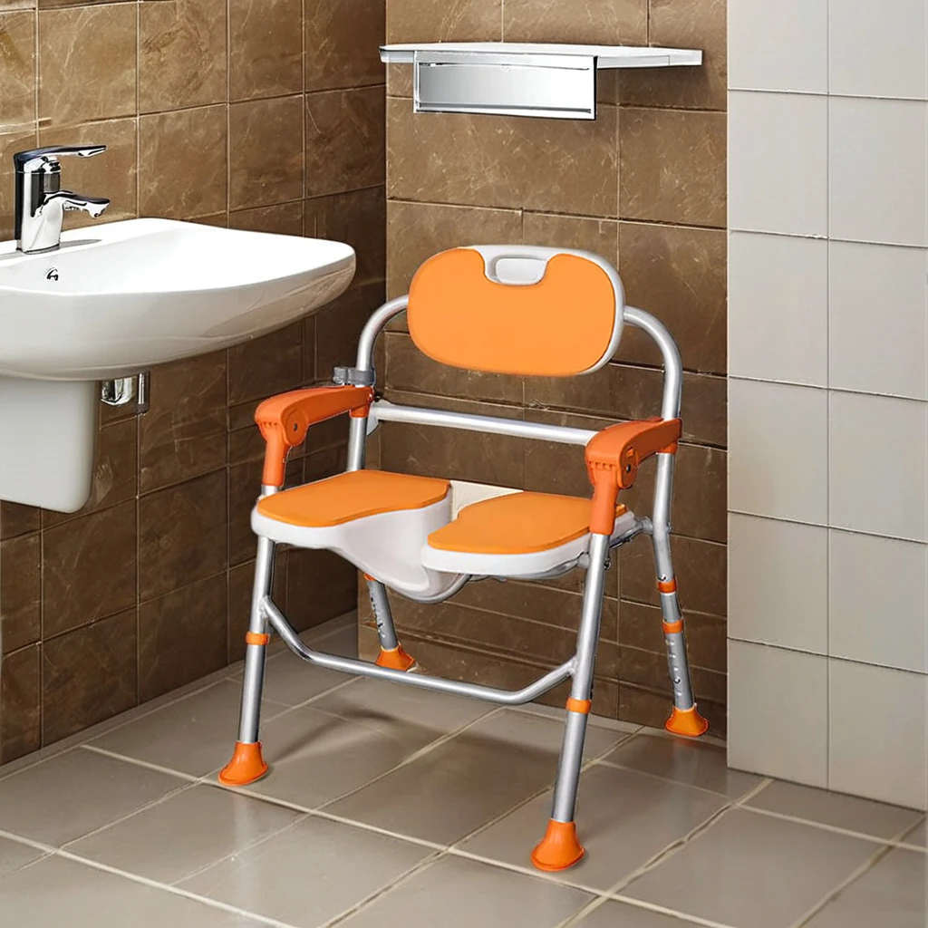 Trending Products 2024 New Arrivals Adjustable Height Multifunctional Shower Chair for Elderly Patients Bench for Bath Healthy
