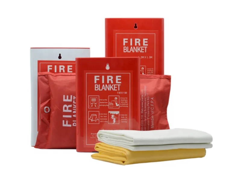 
1.8x1.8m fiber glass emergency anti fire blanket specification price for sale with PVC box 
