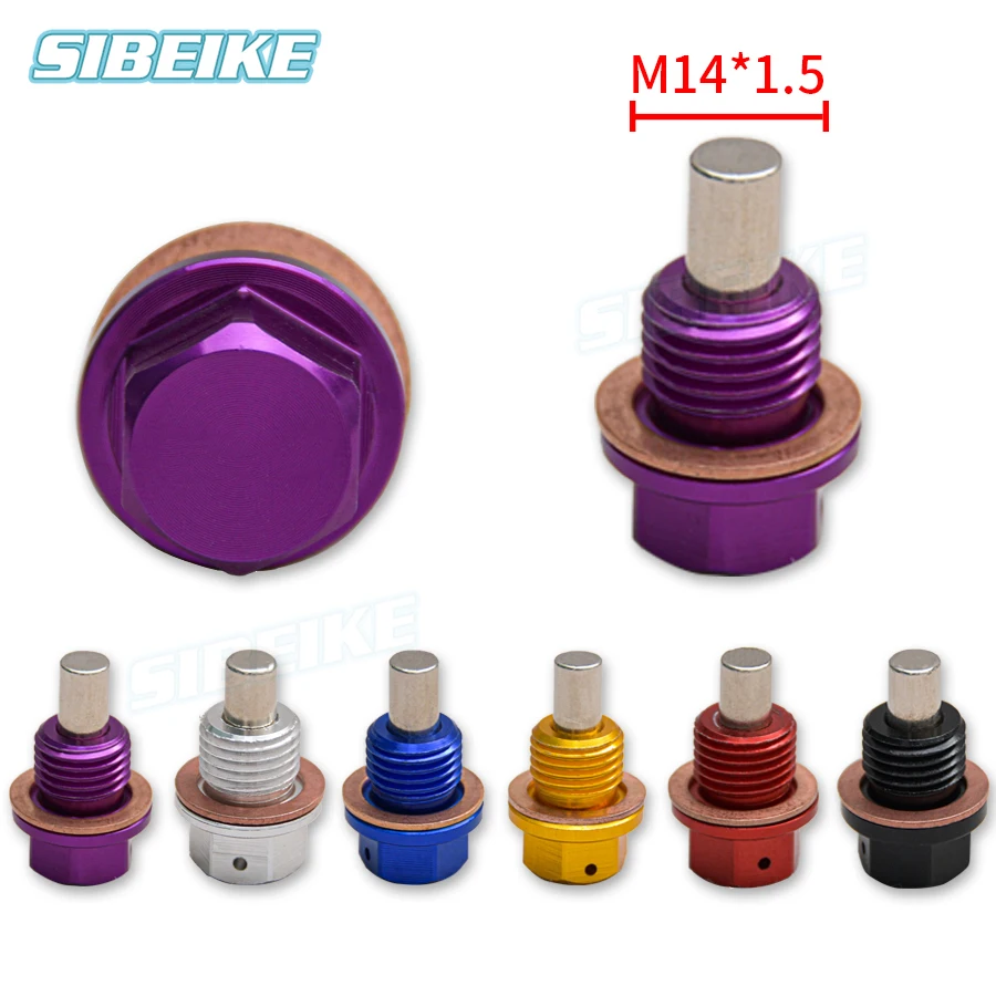M12/M14  JDM Racing Sport Aluminum Car Engine Magnetic Oil Drain Plug For Universal Car Accessories