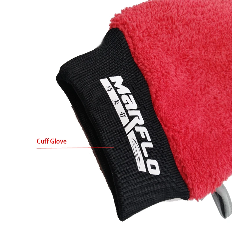 Marflo Cuff Clay Mitt Microfiber Magic Clay Bar and Mitt for Paint Care Car Wash Glove