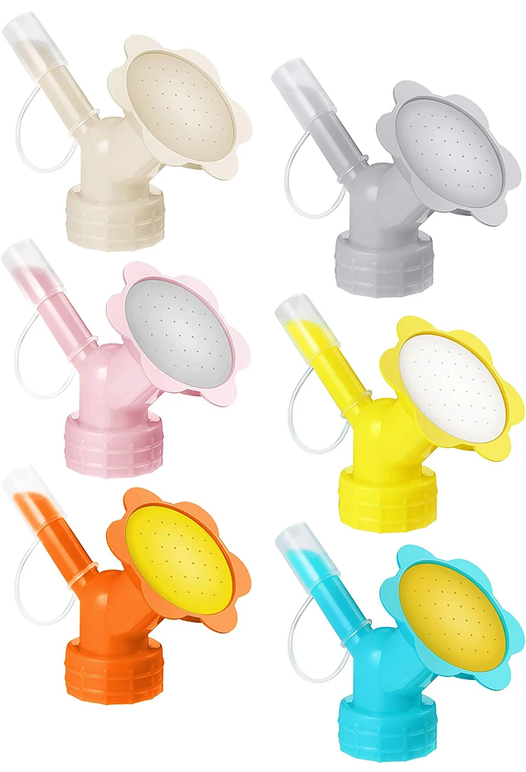 Bottle Cap Sprinkler, Dual Head Bottle Watering Spout, Bonsai Watering Can Sprinkler Head for Indoor Seedlings