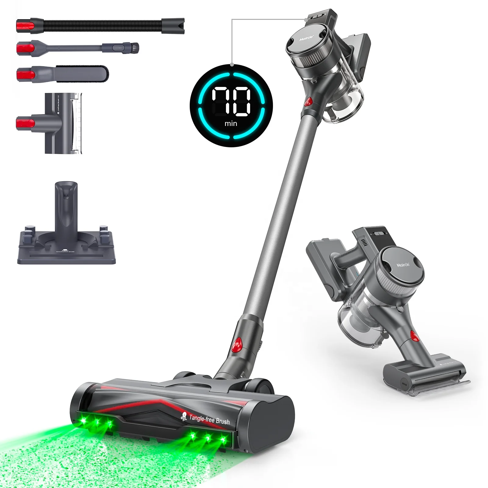 S3Pro Cordless Vacuum Cleaner 400W Stick Vacuum 70min Runtime Battery Handheld Vacuumum