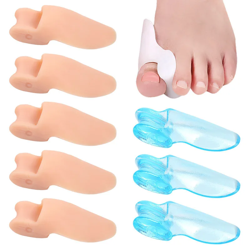 Silicone Gel Bunion Big Toe Separator Spreader Eases Foot Pain Foot Hallux Valgus Correction Guard Cushion Thumb Protector