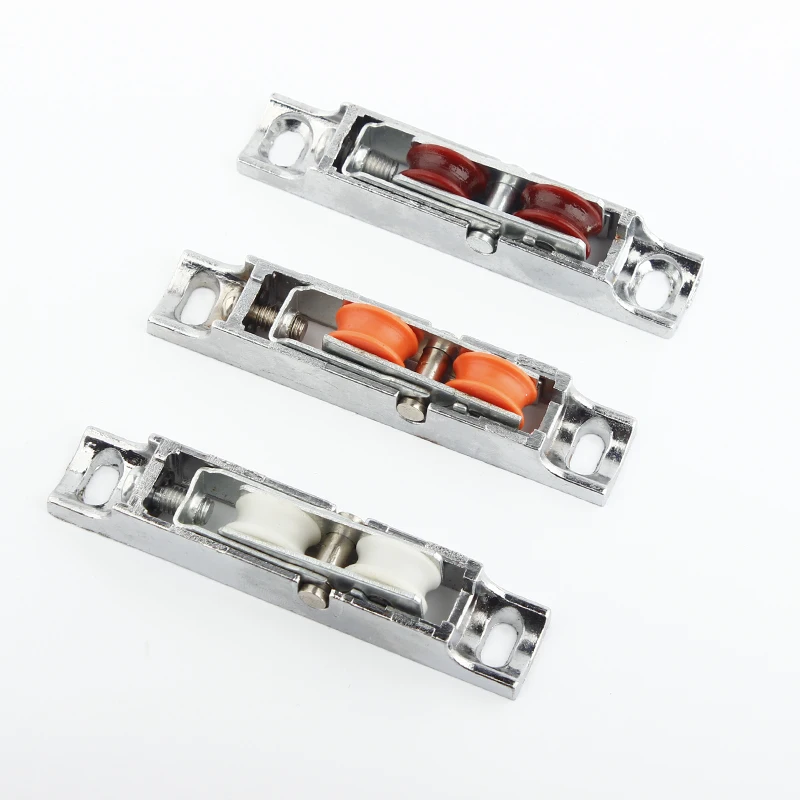 Heavy duty sliding door roller wheel with two bearing wheel PVC sliding window&door roller wheel
