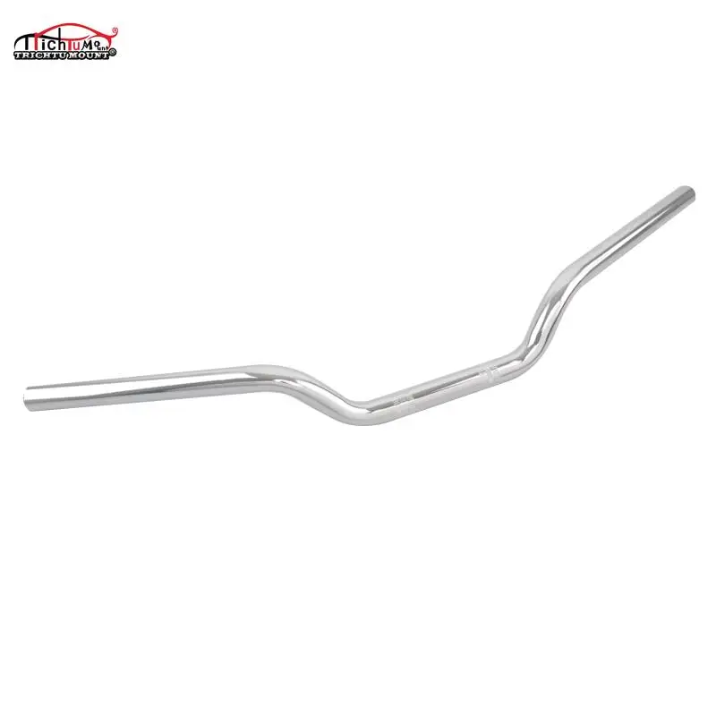 22mm Universal Motorcycle Handlebar Motor Motorbike Handlebars Moto Scooter Retro Black Silver Handle Bars