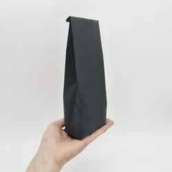 Side gusset recycle coffee pouch with valve