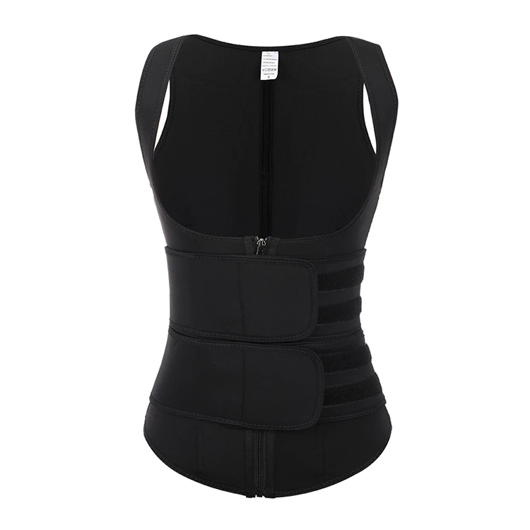 
Custom Logo Double Compression Belt Women Lose Weight Belly Neoprene Waist Trainer Vest 