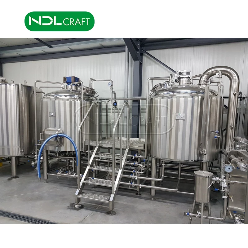 500L Beer Brewhouse System German Style Beer Brewing Equipment 2 Vessels