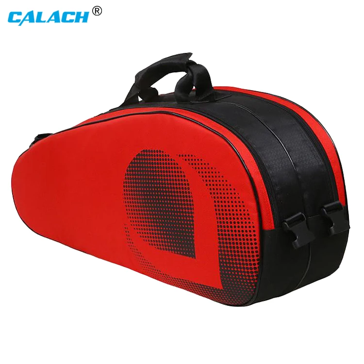 Oem sports equipment multifunctional customized hold 6 racquet badminton racket bag