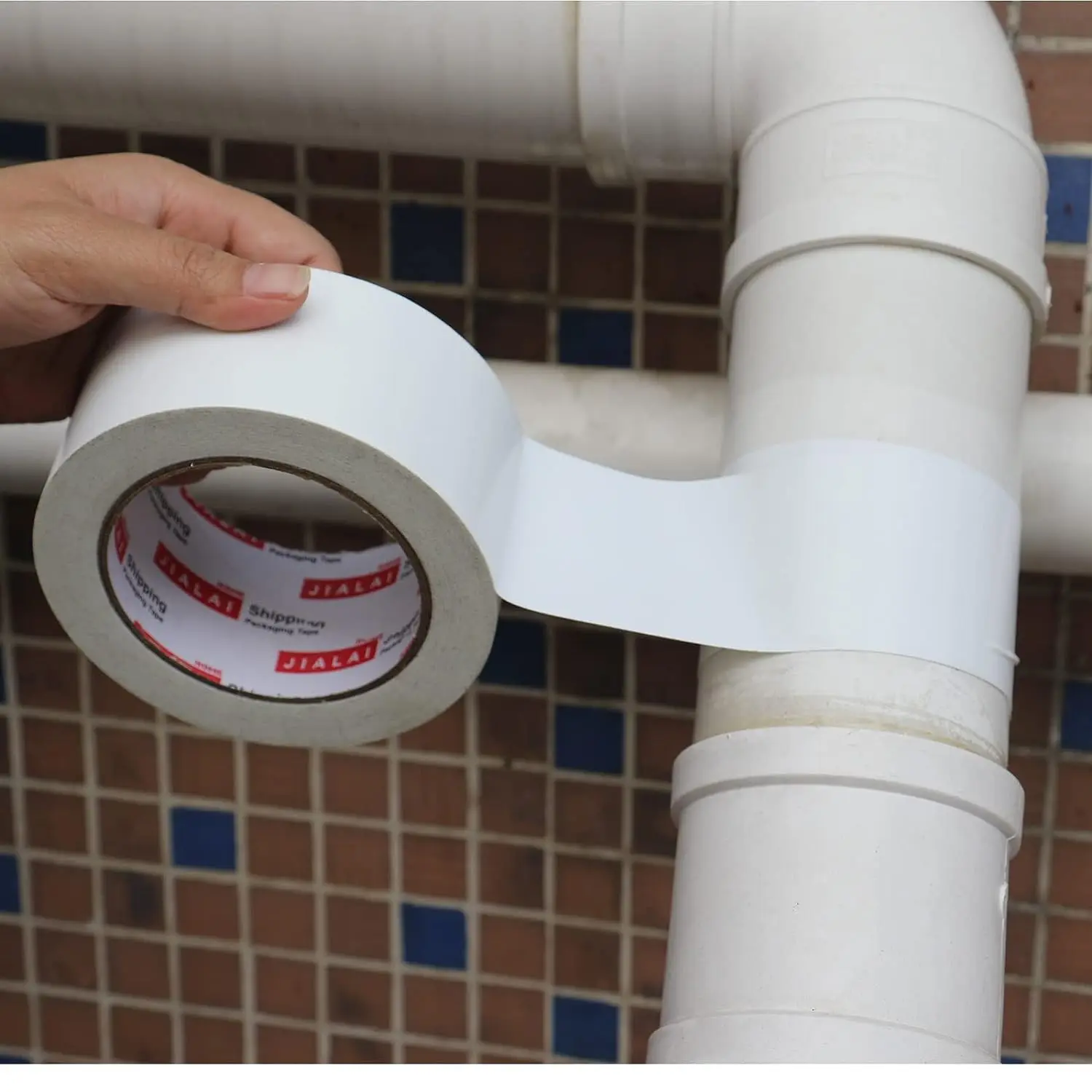 China Wholesale stage White  duck tape 1.88inch 30yd  cloth duct gaffer tape