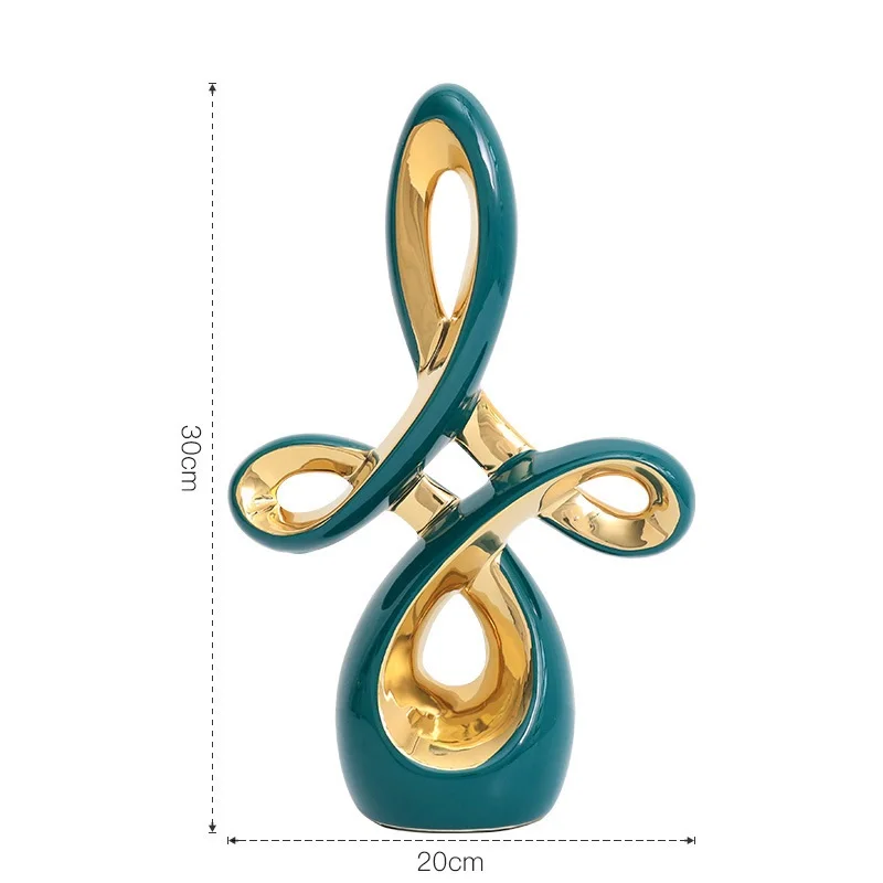 Modern Luxury Ornaments Living Room Wine Cabinet Decoration Porch Ceramic Crafts Home Accessories Wholesale