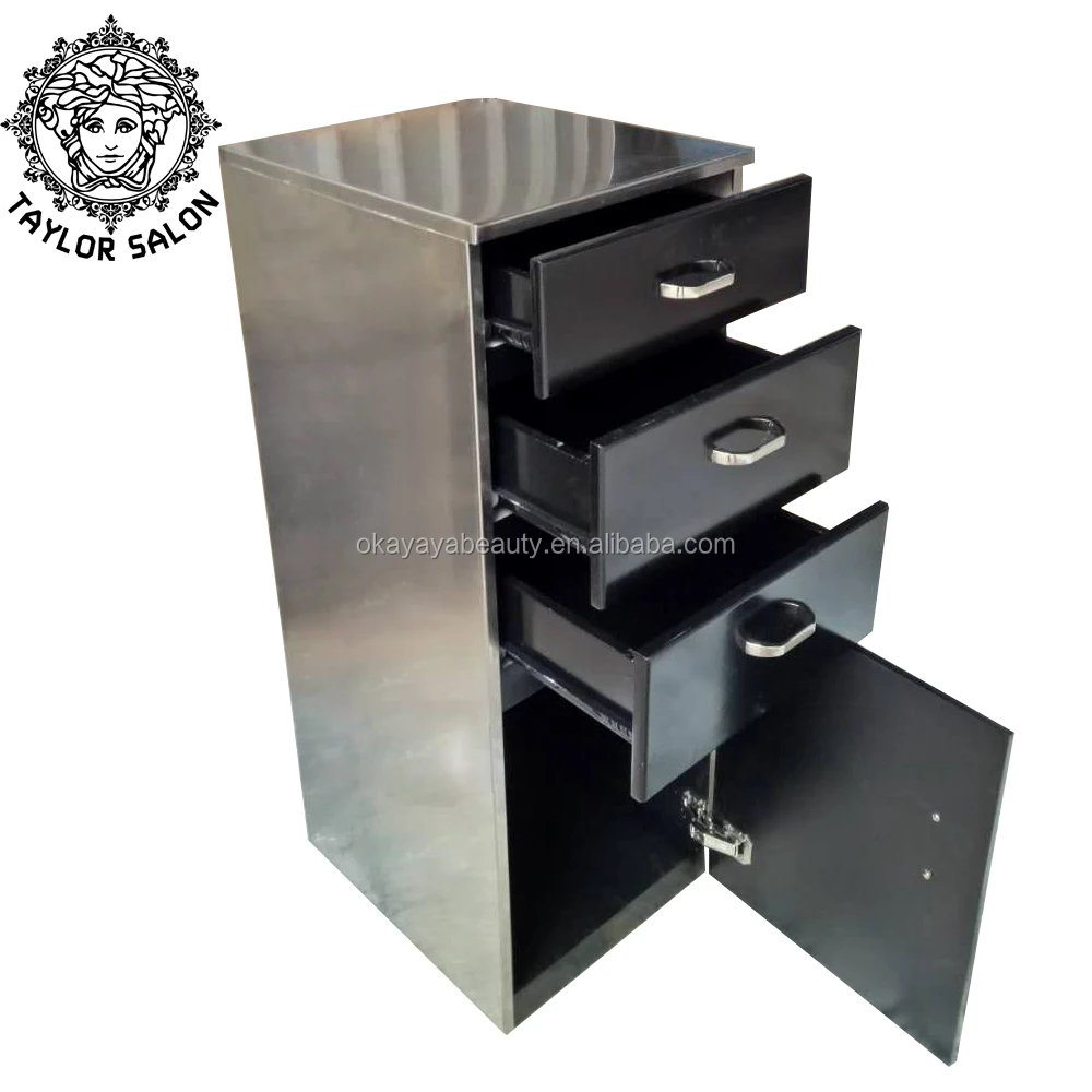 Мебель для спа салона красоты, педикюрная тележка с 4 ящиками