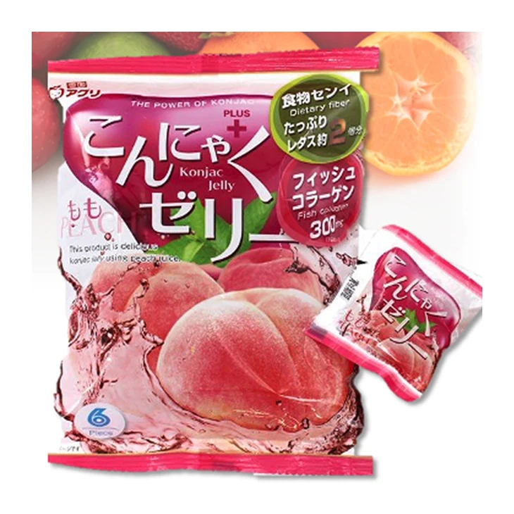 Japanese Ball Candy Mini Kid Sweet Pudding Fruit Konjac Jelly