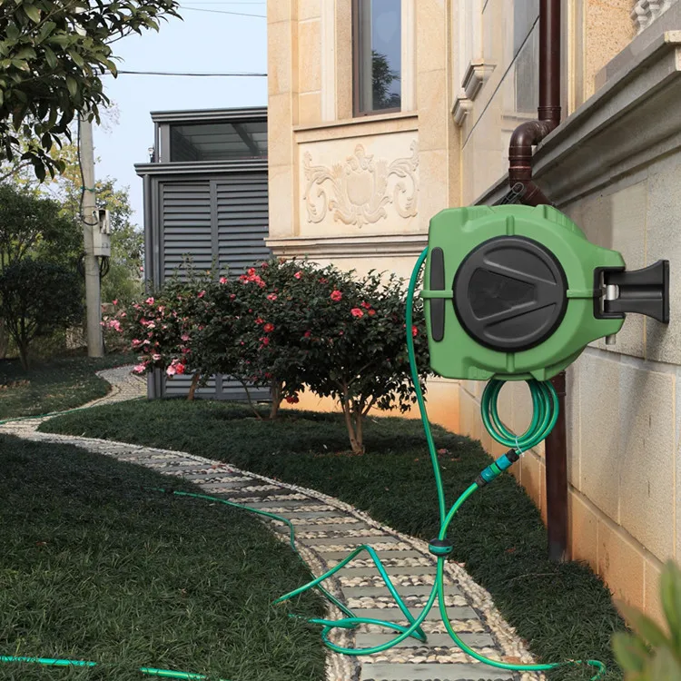 Телескопический шланг автоматический телескопический садовый барабан катушка