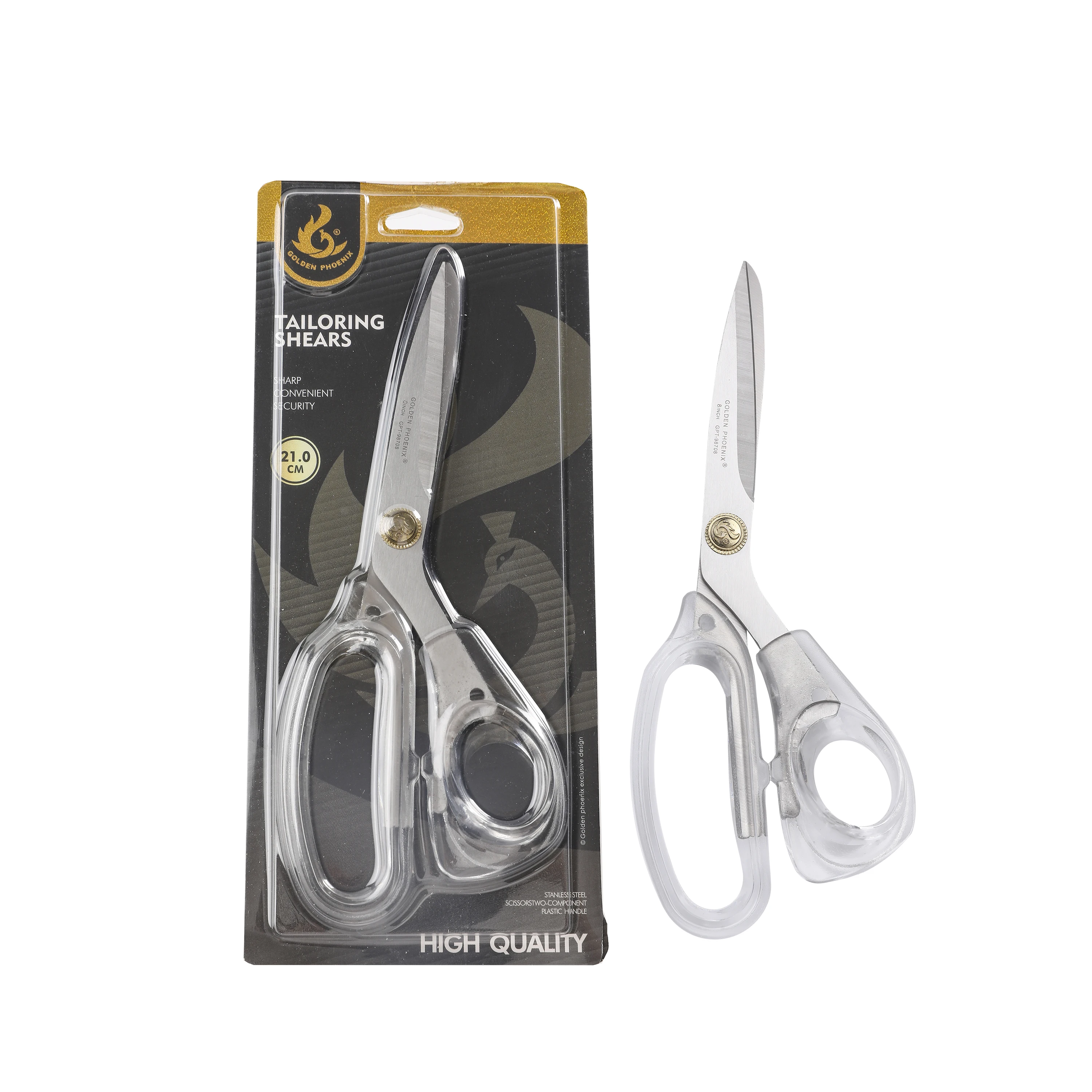 Золотые Феникс 8 дюймов из нержавеющей стали бытовые тканевые ножницы швейная ткань ножницы портновские ножницы GPT-98708