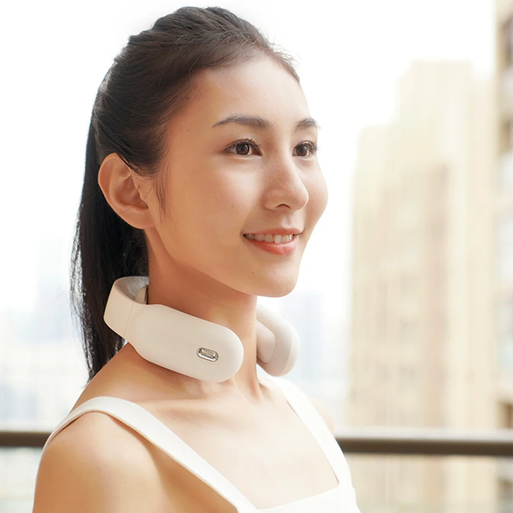 Top Sale Neck Massager Dropshipping Low Frequency Pulse Heating Massage 4d Smart Electric With 3 Modes 15 Levels Neck Massager
