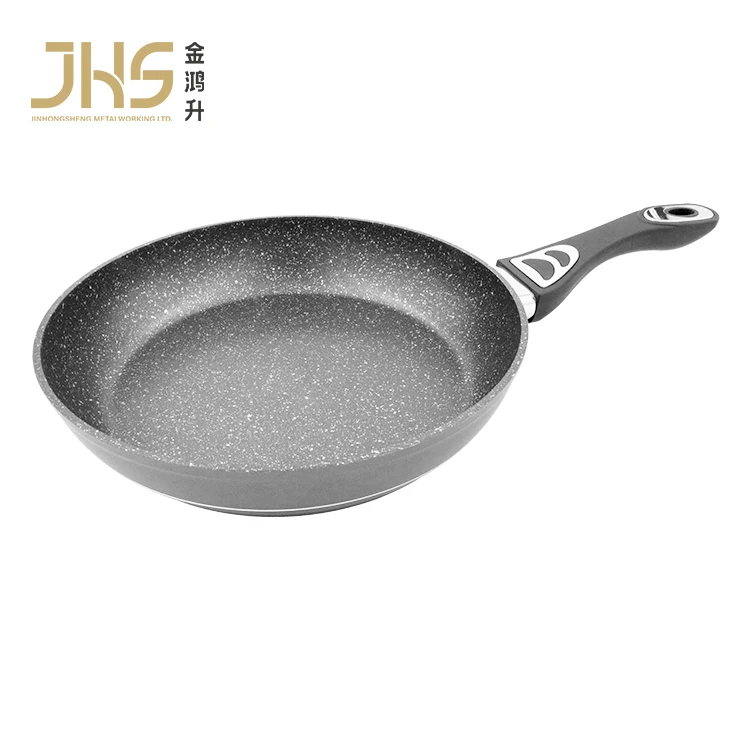 JHS hot selling induction non sticky aluminium cooking pan set frypan kitchen forged fry pan with bakelite handle