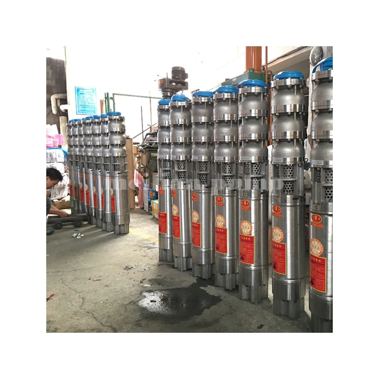 QJ Series Bore Well Water Pump Domestic High Lift Deep Irrigation Cast Iron Multi Stage Submersible
