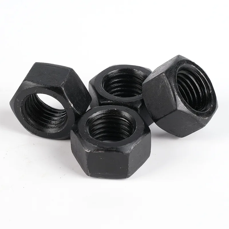 Wholesale price DIN934 metric hex nut black M10 M8 M12