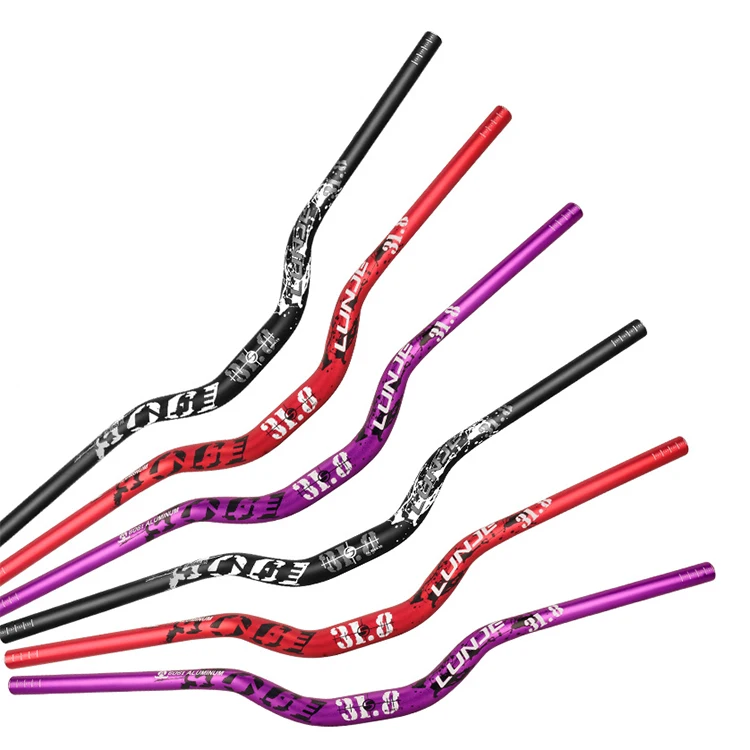 Lunje High Strength And Corrosion Resistance Aluminum Alloy Bicycle Accessories Speed Drop 31.8mm Bicycle Long Handlebar