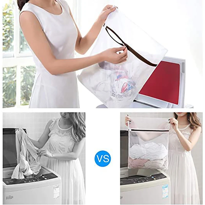 Reusable Washing Machine Clothing Care Washing Bag Bra Socks Lingerie Underwear Nylon Mesh Commercial Laundry Bag