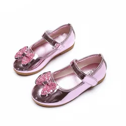 Factory wholesale New Kids girls Shoes single shoes 2021 student dance performance sequin bow slide children
