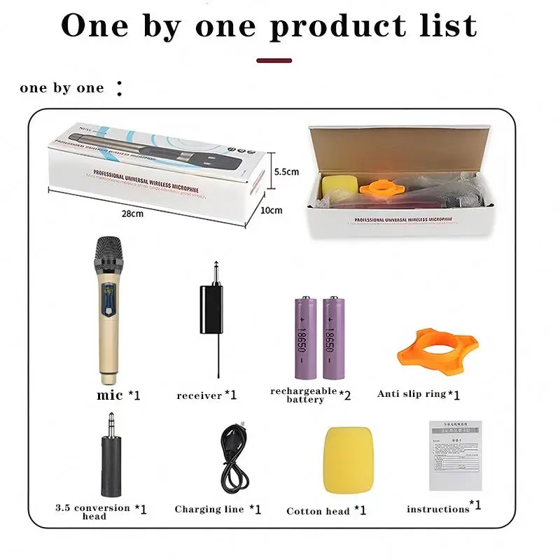 LEIMIC Factory Direct Vhf Wireless Head Microphone