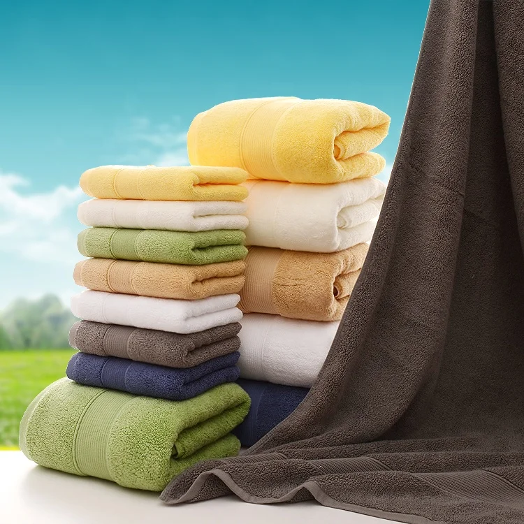 Towel luxury set hotel bath towel 100% cotton best brand Hilton bathroom absorbent and durable bath towel set