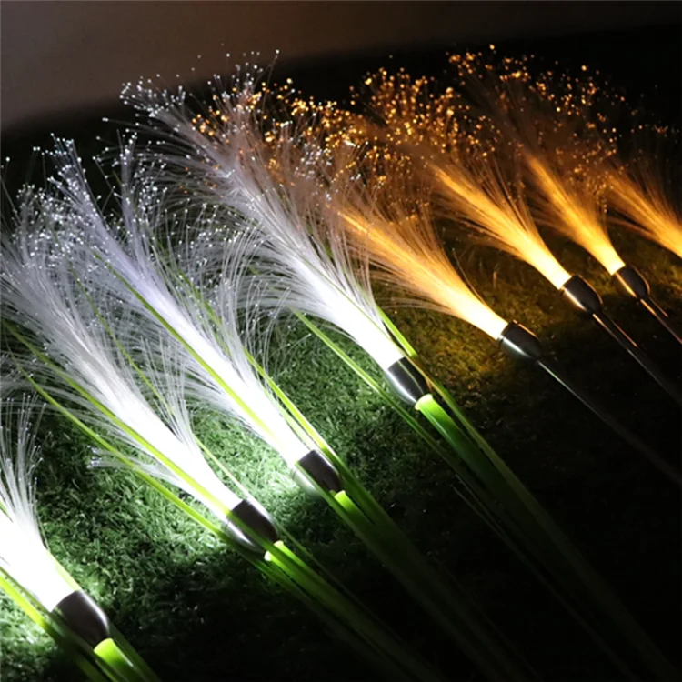 White Reed Rice Shaped Landscape Decorative Ground Inserted Light Outdoor Garden Pathway Reed Ear Lamp Led Spike Night Light