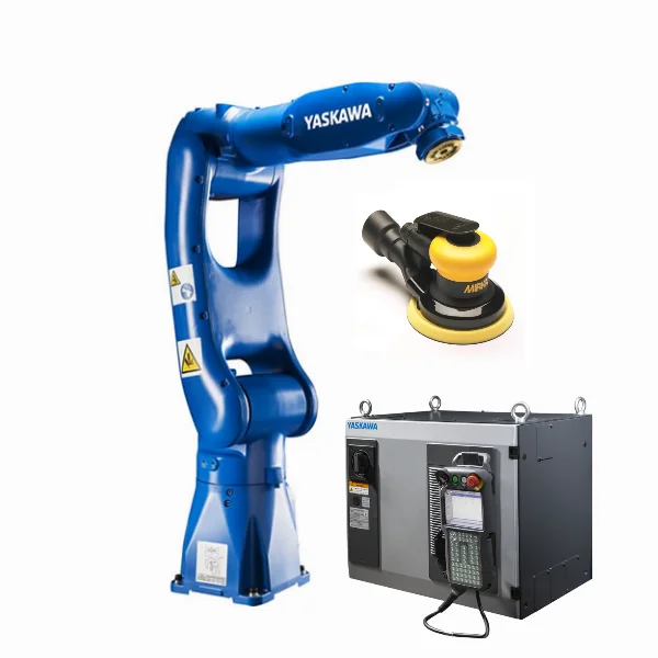 Yaskawa Industrial 6 Axis Robot Arm YASKAWA MOTOMAN GP7 With Robotic Arm Sander For Sanding Polishing Robot