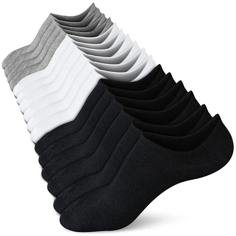 Hot Sell 8 Pairs Custom Unisex Ankle Sports Cotton Socks No Show Socks For Men Low Cut Socks