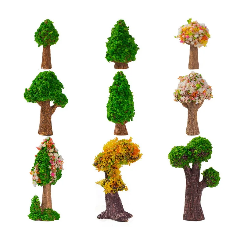 Small Simulation Tree Bonsai Micro Landscape 3D Miniature Decoration DIY Garden Accessories