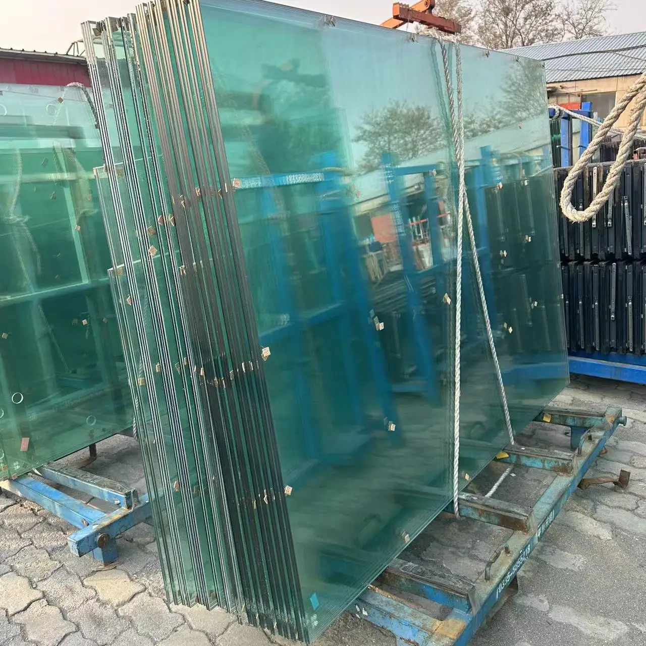 High Quality Bulletproof Resistant Glass Factory 4x8 bullet proof glass tempered laminated glass for doors and windows