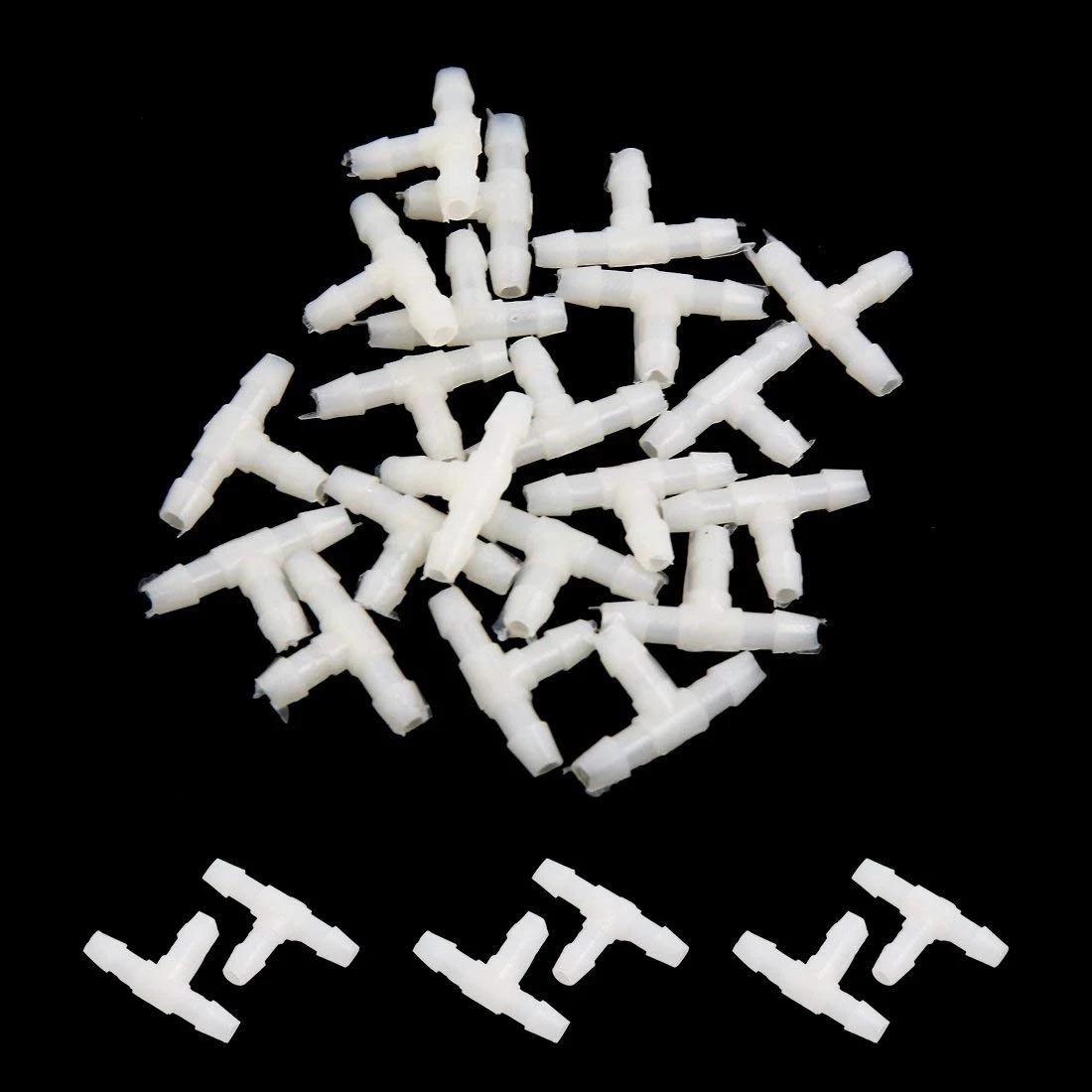 3mm 3ways Car Window Washer Pipe Splitter Connector T Shaped Connector Control Valve Air Pipe Tub Hose Joiner For Car