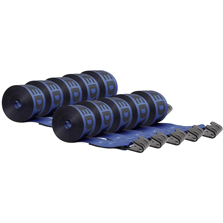 4' 30ft Heavy Duty Flatbed Truck Winch Strap 4 Inch Winch Straps Yellow Winch Strap with Flat Hook