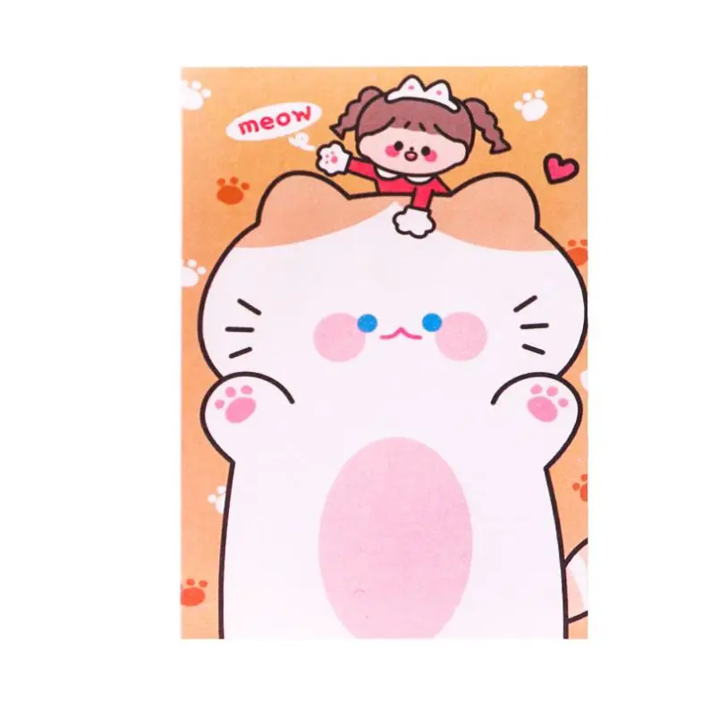 Factory New Cartoon Girl Memo Pads Sticker Memo Pad Kawaii Memo Pads 80 Sheets